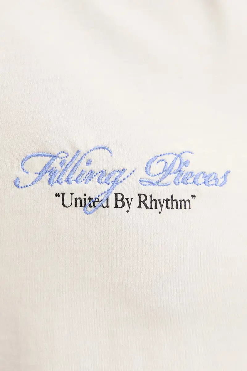 t-shirt in cotone Grammophone Beige miniatura 5