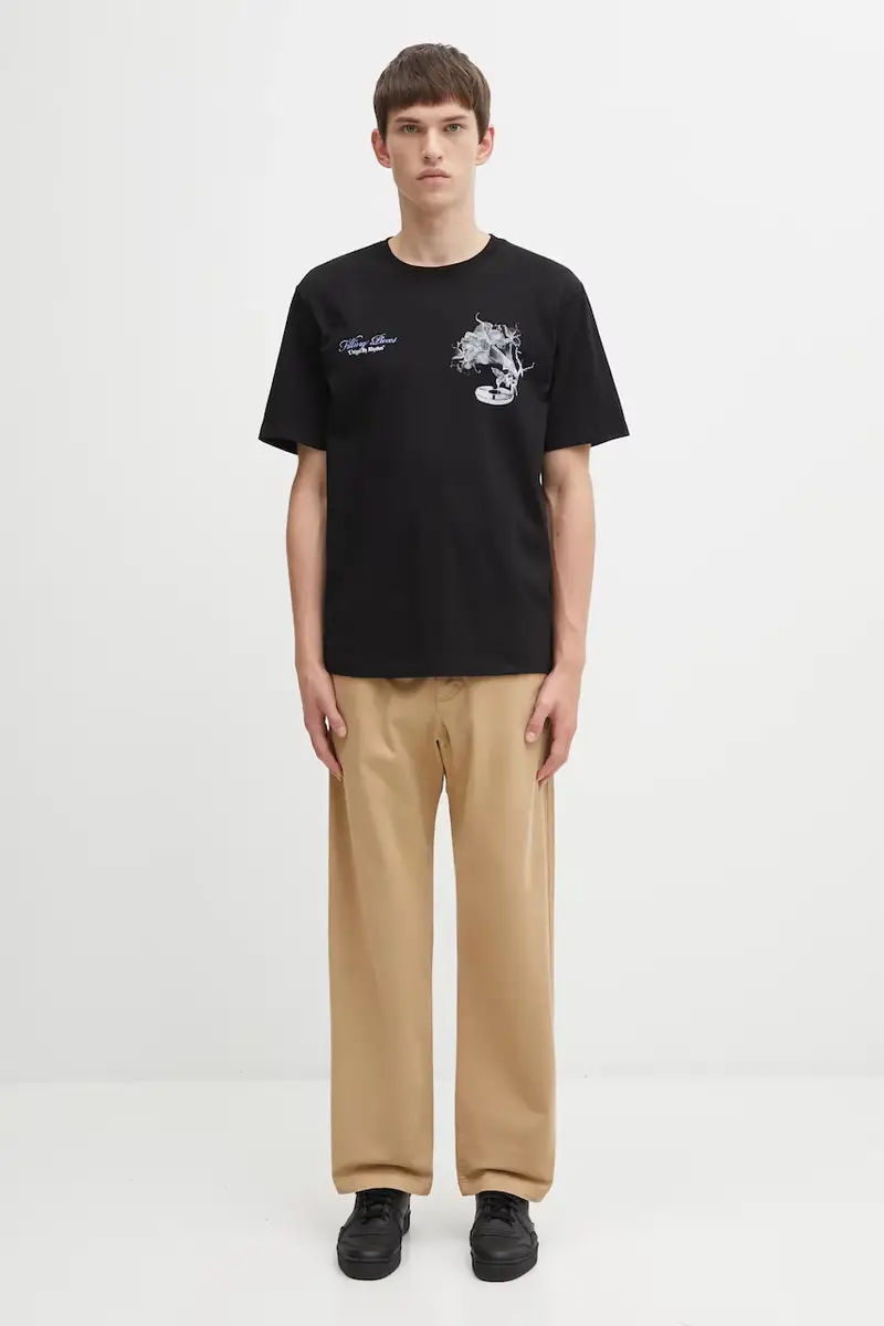 Filling Pieces T-shirt Uomo Nero 3172069 miniatura 5