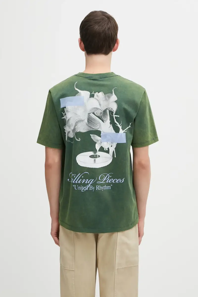 Filling Pieces T-shirt Uomo Verde 3172355