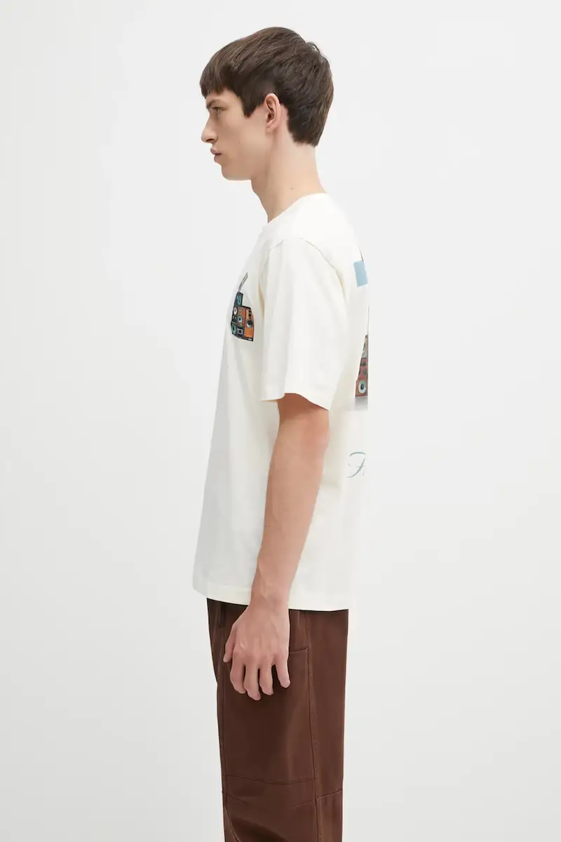 Filling Pieces T-shirt Uomo Beige 3170291 miniatura 2