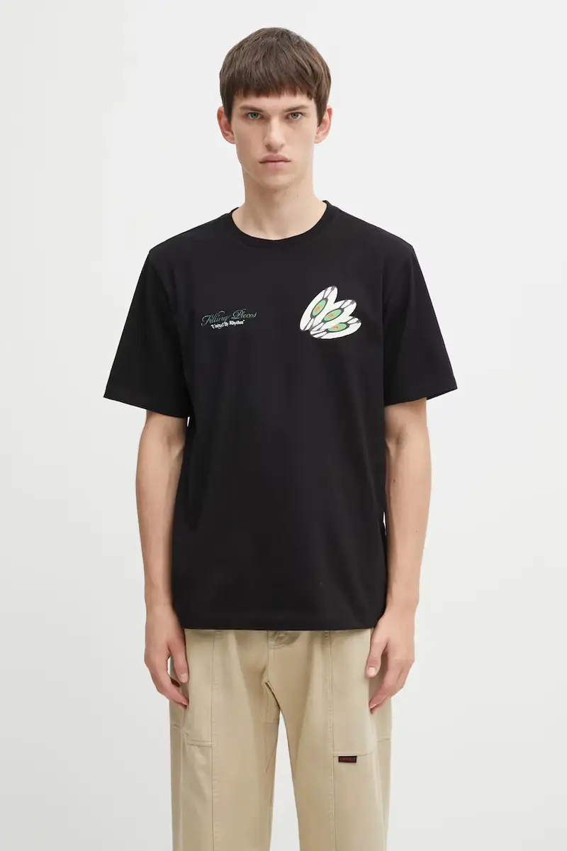 Filling Pieces T-shirt Uomo Nero 3172072 miniatura 2