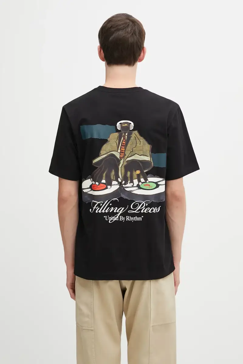 Filling Pieces T-shirt Uomo Nero 3172072