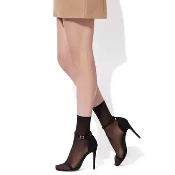 Calzino donna taglio vivo velato in lycra 20 den Filodoro F115541 ( 2 PAIA)