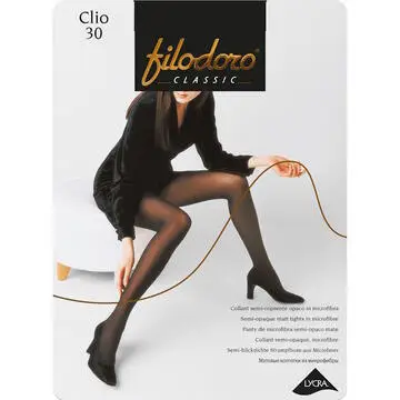 Collant donna semi coprente in microfibra Filodoro Clio 30