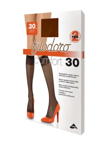 GAMBALETTO VELATO OPACO DONNA FILODORO COMFORT 30- 2 PAIA