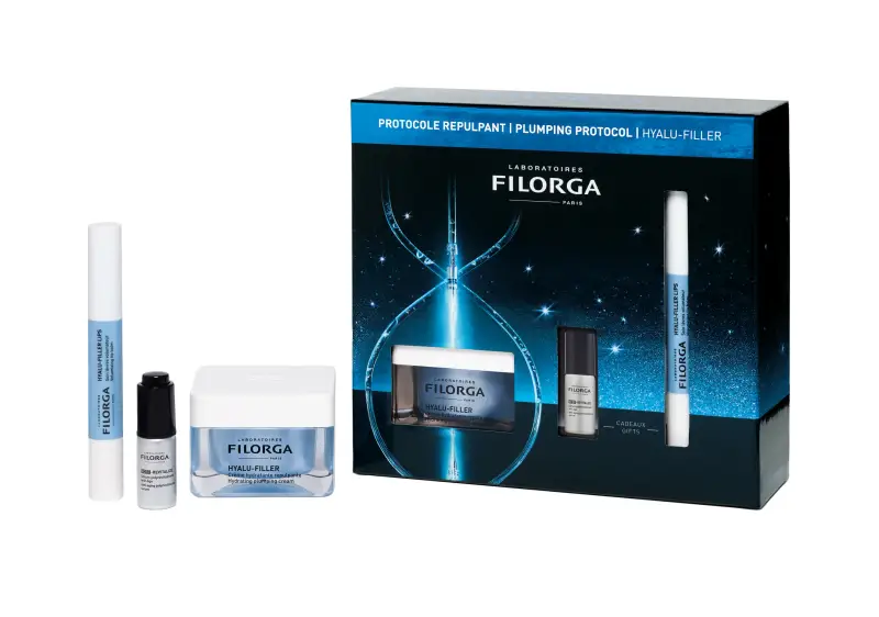 Hyalu-Filler Xmas Coffret Hyalu-Filler 2025 - Crema idratante viso, Cofanetto trattamento miniatura 2