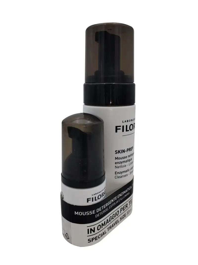 Skin-prep Duo Mousse Nettoyante Enzymatique - Mousse detergente viso, Cofanetto viso e corpo miniatura 3