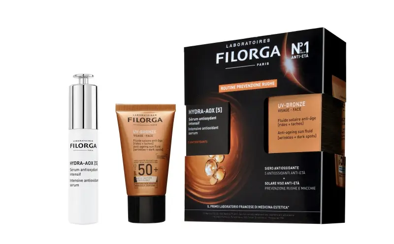 Suncare Cofanetto Hydra-AOX [5] + UV Bronze Face SPF50+ - Cofanetto solare, Cofanetto antirughe miniatura 2