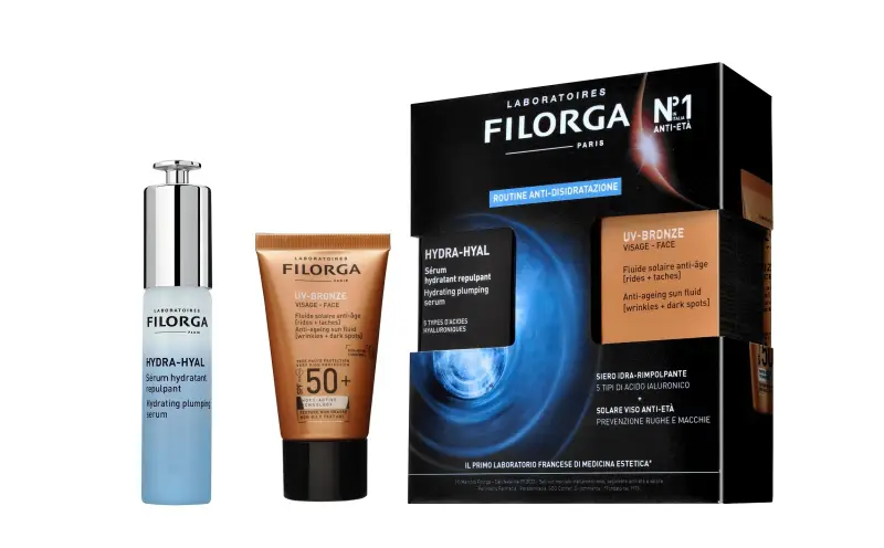 Suncare Cofanetto Hydra-Hyal + UV Bronze Face SPF50+ - Cofanetto solare, Cofanetto trattamento miniatura 2