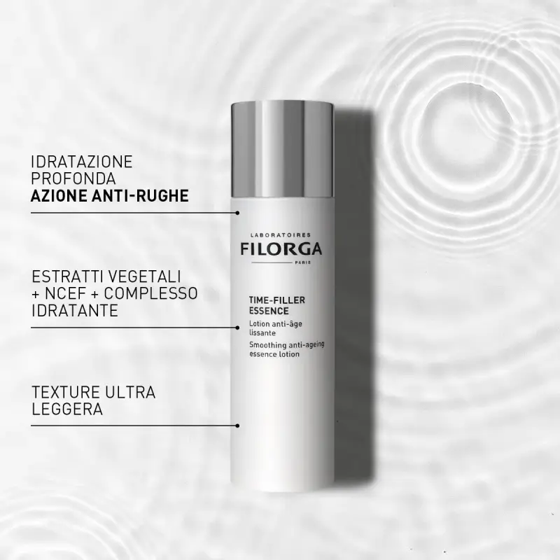 Time Time-Filler Essence - Tonico viso, Trattamento antietà pelli mature, Trattamento viso antirughe miniatura 2