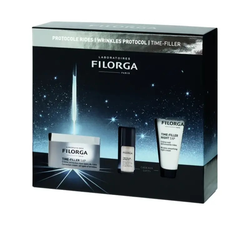 Time Xmas Coffret Time 2025 - Trattamento antietà pelli mature,Crema antirughe,Cofanetto antirughe