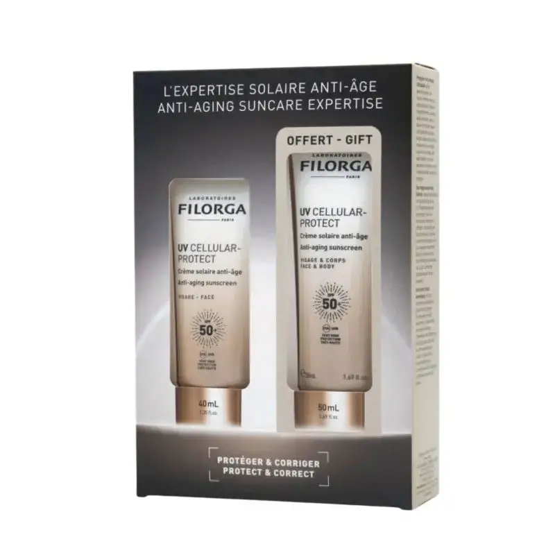 UV Cellular-Protect Crema Solare Anti-Età Viso 40ml Set da 2 Pezzi