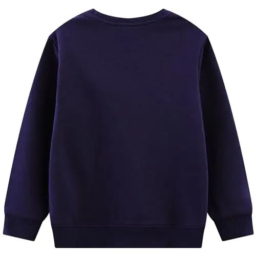 FILOWA Felpa Ragazzo, Ragazzi Cotone Sweatshirt Dinosauro Modello Pullover Senza Cappuccio Girocollo Casual Caldo miniatura 2