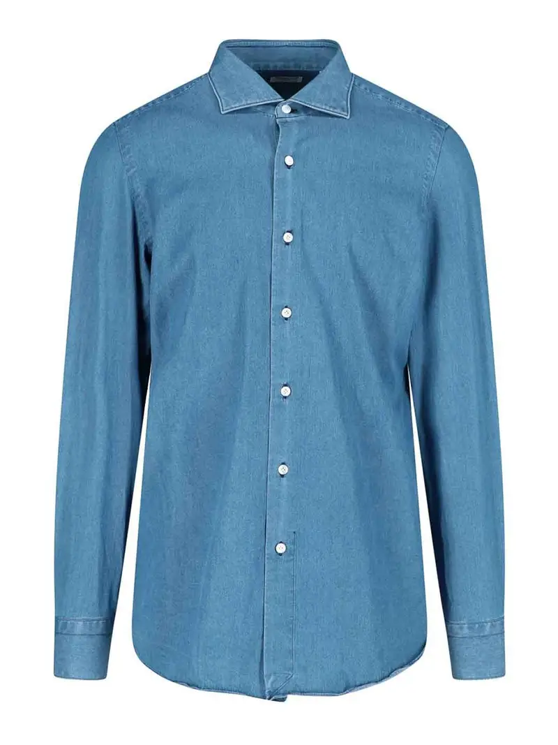 Camicia denim Blu