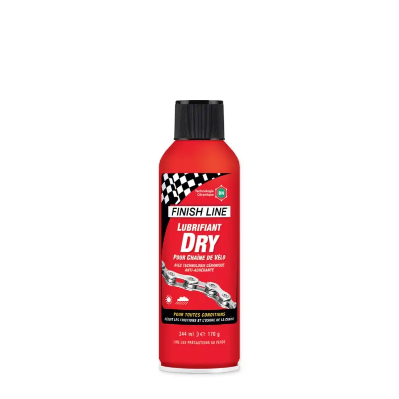 Lubrificante per catene di biciclette Finish Line Dry (Bn) - Aerosol