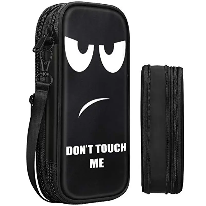 FINTIE Astuccio di Grande Capacità, Espandibile Portatile Cancelleria Portamatite Trucco Borsa con Cerniera per Scuola Ufficio Adulto Ragazze Ragazzi Studenti,