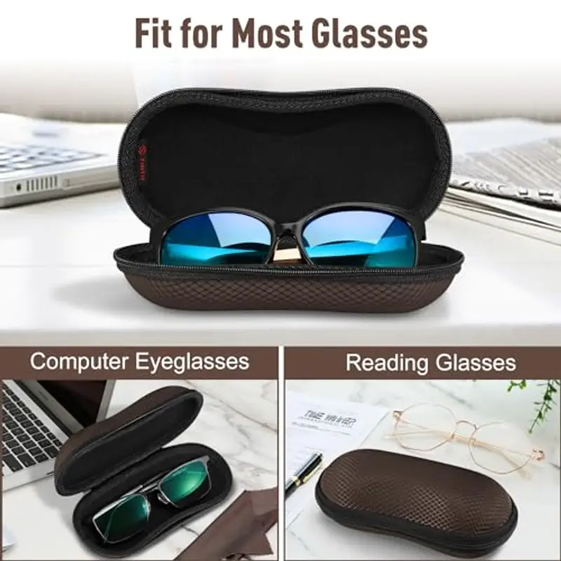 FINTIE Occhiali da sole Uomo Marrone 1957835 miniatura 3