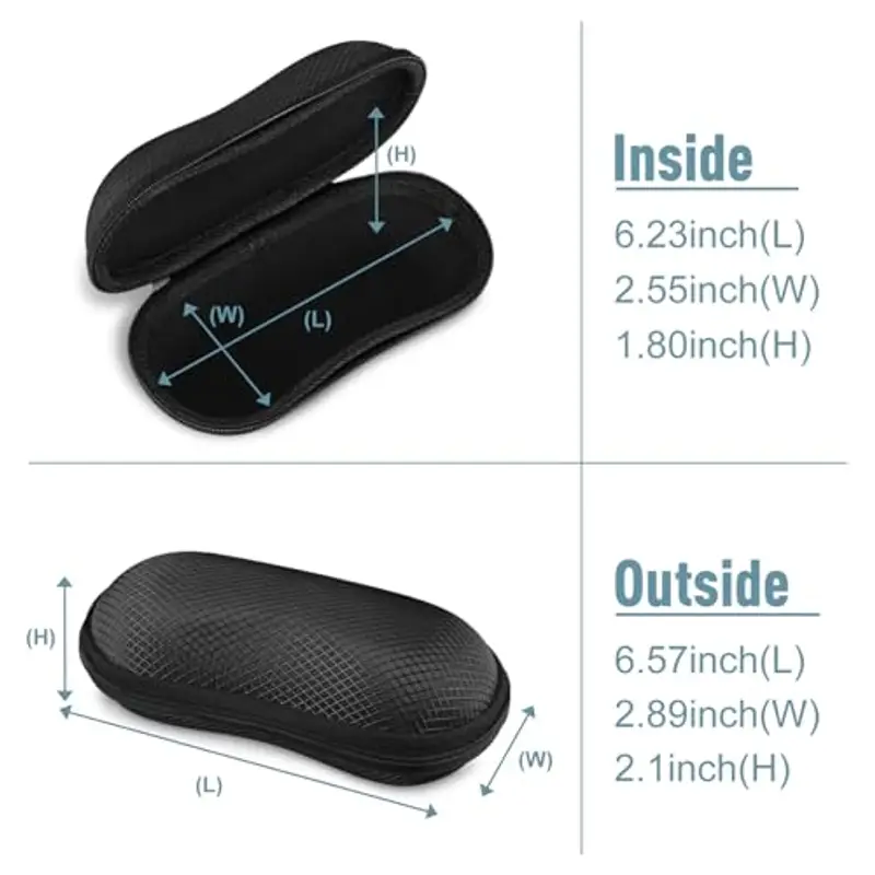 FINTIE Occhiali da sole Uomo Nero 1957832 miniatura 3