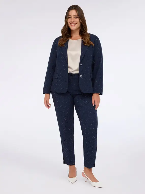 Fiorella Rubino Blazer Donna Blu 2811334 miniatura 3