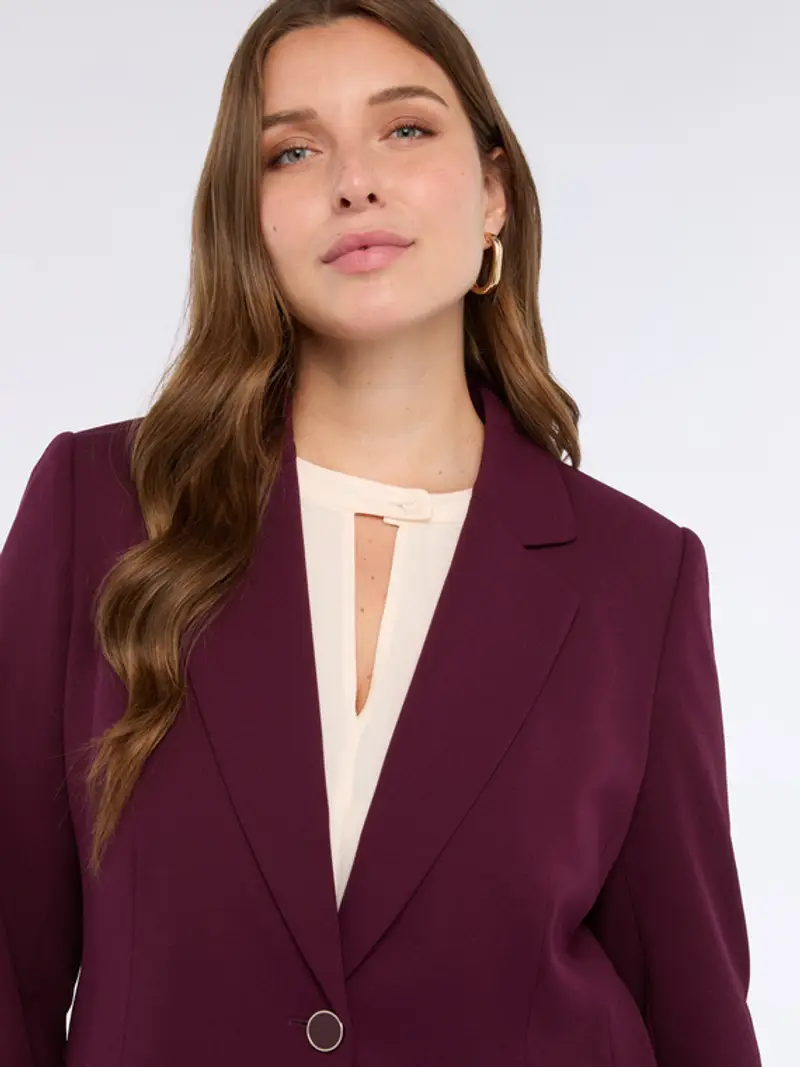 Fiorella Rubino Blazer Donna Bordeaux 1883690 miniatura 3