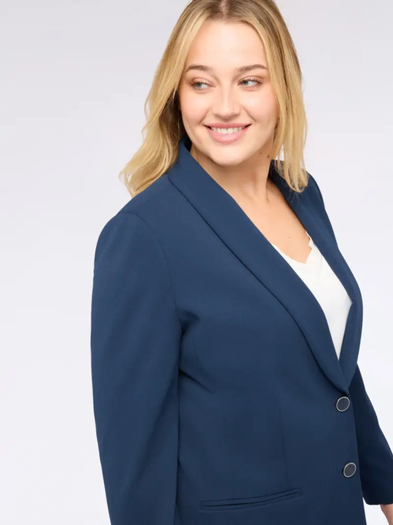 Fiorella Rubino Blazer Donna Blu 1916593 miniatura 3