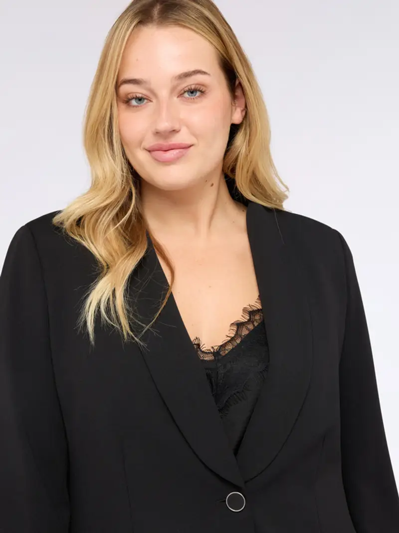 Fiorella Rubino Blazer Donna Nero 1883682 miniatura 3