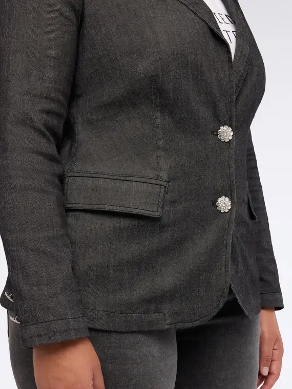 Fiorella Rubino Blazer Donna Nero 2811330 miniatura 3