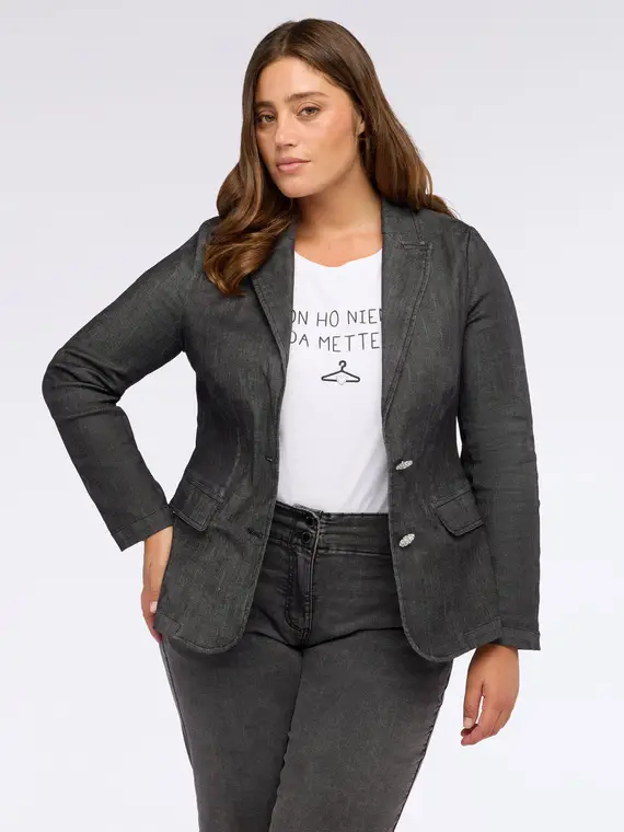 Fiorella Rubino Blazer Donna Nero 2811330