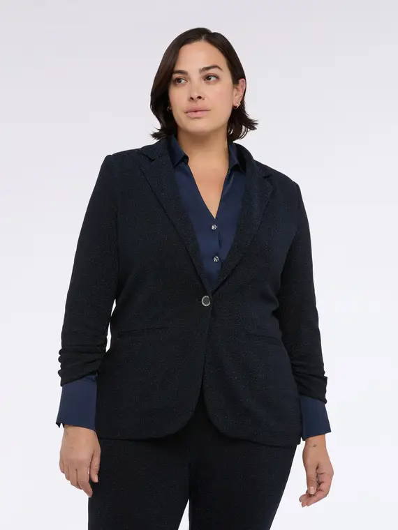 Fiorella Rubino Blazer Donna Blu 3529002 miniatura 3
