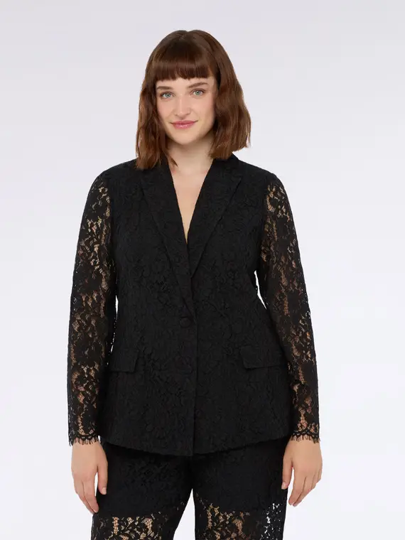 Fiorella Rubino Blazer Donna Nero 3177092 miniatura 3