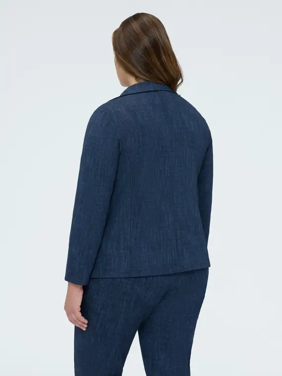 Fiorella Rubino Blazer Donna Blu 4246383 miniatura 2