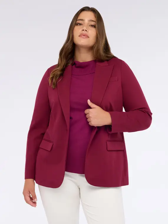 Fiorella Rubino Blazer Donna Bordeaux 2811331 miniatura 3