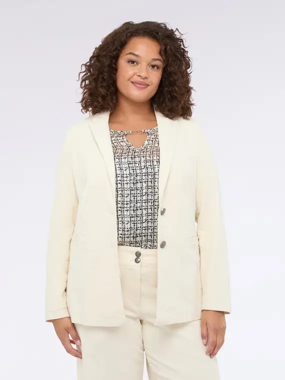 Fiorella Rubino Blazer Donna Bianco 3177095