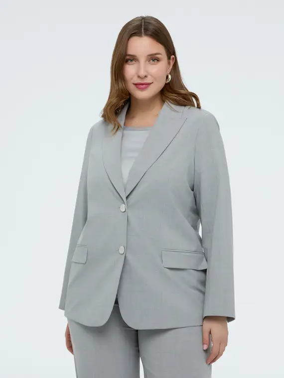 Fiorella Rubino Blazer Donna Grigio 4246482 miniatura 2