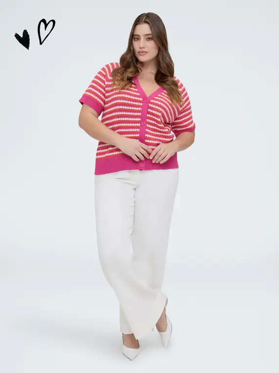 Fiorella Rubino Cardigan Donna Fucsia 4246410