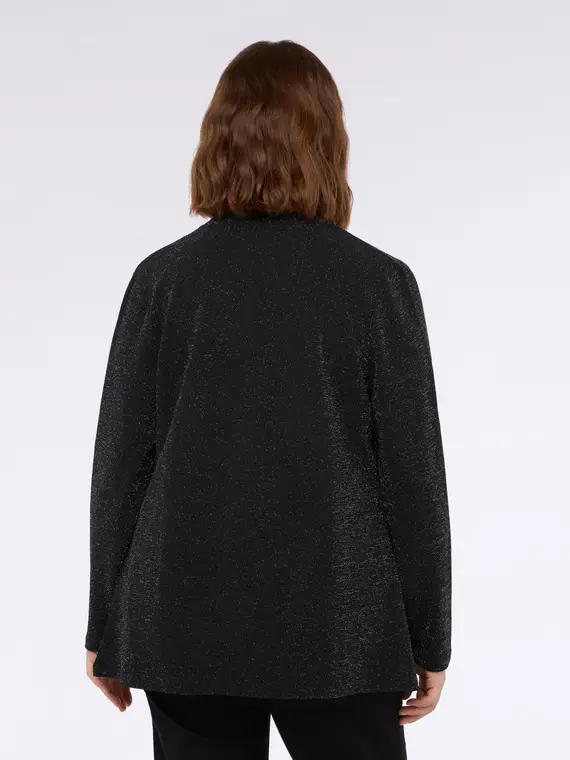 Fiorella Rubino Cardigan Donna Nero 3376794 miniatura 2