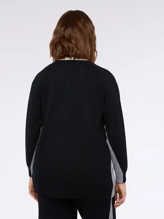 Fiorella Rubino Cardigan Donna Nero 3177064 miniatura 2