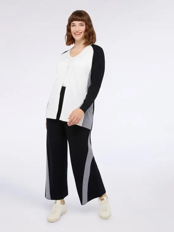 Fiorella Rubino Cardigan Donna Nero 3177064 miniatura 3