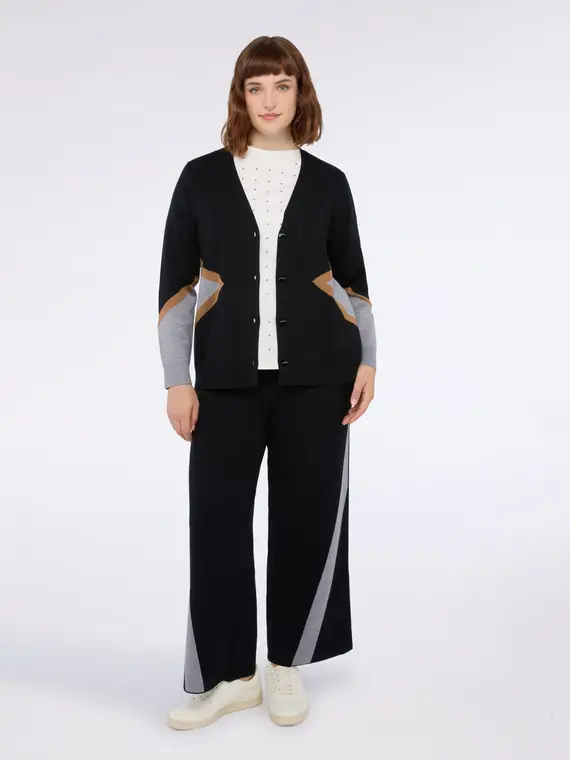 Fiorella Rubino Cardigan Donna Nero 3177069