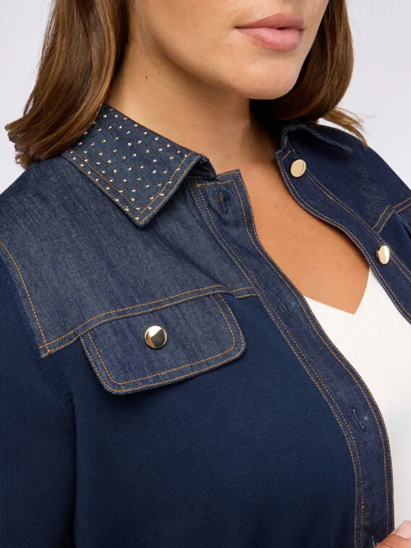 Fiorella Rubino Cardigan Donna Blu 1993739 miniatura 2