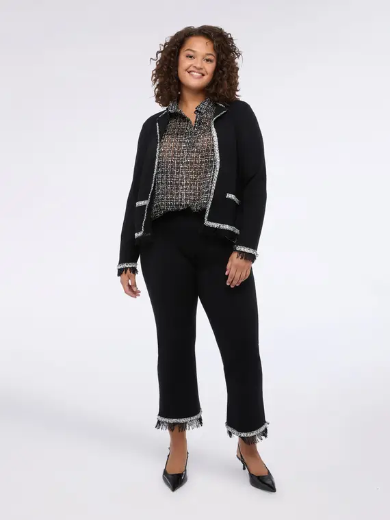 Fiorella Rubino Cardigan Donna Nero 3177082