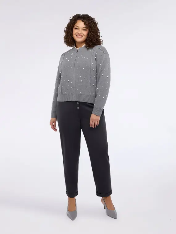 Fiorella Rubino Cardigan Donna Grigio 3941689