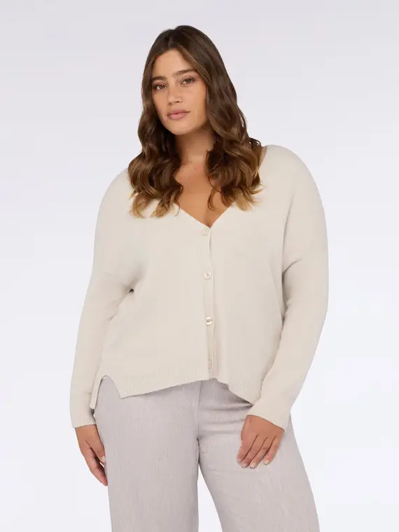 Fiorella Rubino Cardigan Donna Bianco 3177059 miniatura 3