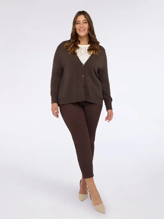 Fiorella Rubino Cardigan Donna Marrone 3177060