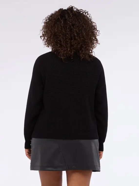 Fiorella Rubino Cardigan Donna Nero 3528988 miniatura 2