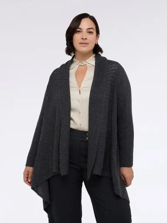 Fiorella Rubino Cardigan Donna Grigio 3435765