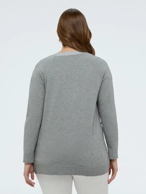 Fiorella Rubino Cardigan Donna Grigio 4246406 miniatura 2