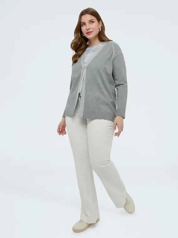 Fiorella Rubino Cardigan Donna Grigio 4246406