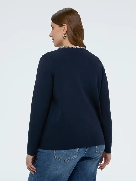 Fiorella Rubino Cardigan Donna Blu 4246407 miniatura 2