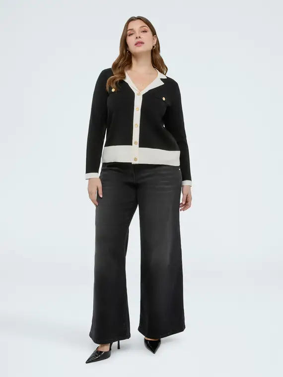 Fiorella Rubino Cardigan Donna Nero 4246412